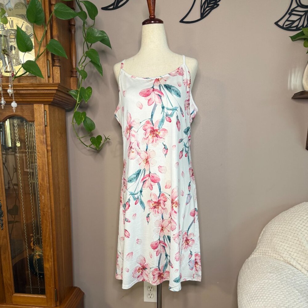 Floral Slip Midi Dress – Size Large – New Without Tags - Picture 6 of 6